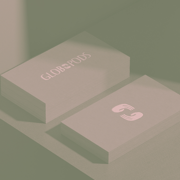 Globopods branded boxes